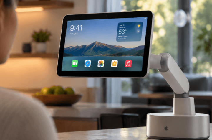 Apple prepara HomeView Ultra com braço robótico e ecrã capaz de acompanhar os utilizadores